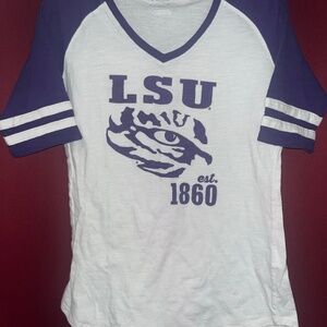LSU Quarter Sleeve tee